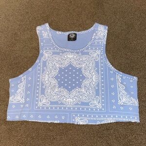 PacSun Bandana Cropped Tank Top